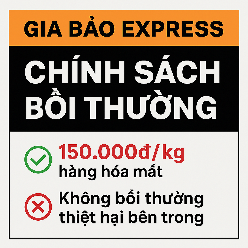 Dịch Vụ Bồi Thường Hàng Hóa Của Gia Bảo Express – Minh Bạch, Rõ Ràng, Uy Tín